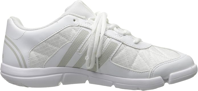 white adidas cheer shoes