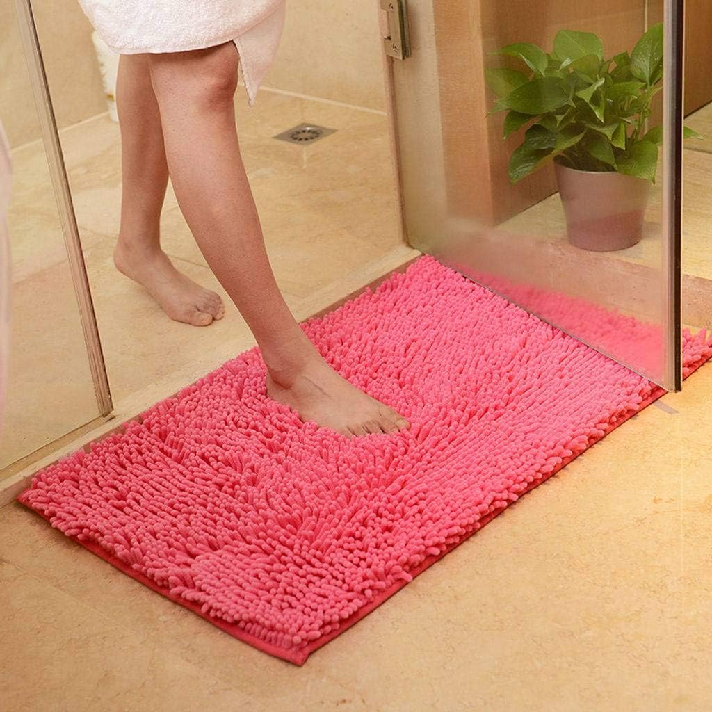 HOCOL Alfombra de baño, baño Suave Manta de Chenilla Alfombra Cocina