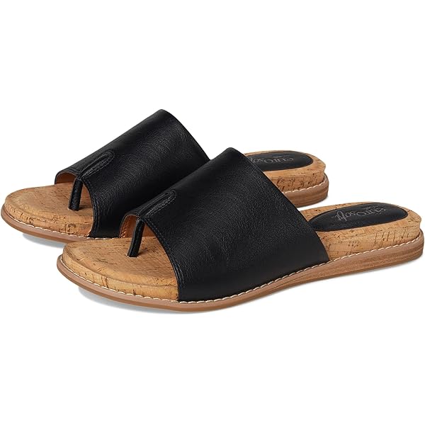 Amazon.com | Eurosoft Womens Elesha Black 6 Medium | Slides