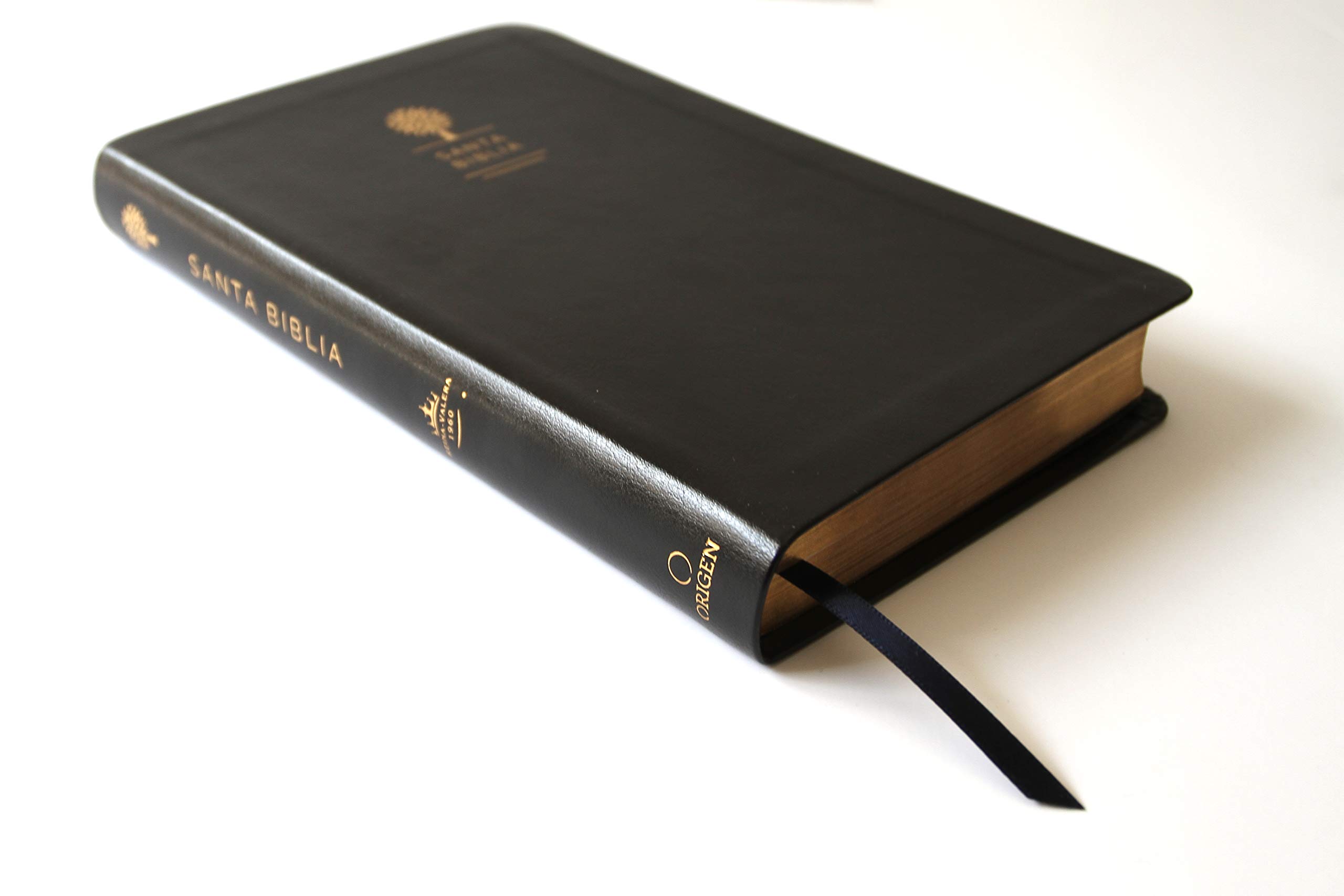 Biblia Reina Valera 1960 letra grande. Símil piel negro, índice, tamaño manual / Spanish Bible RVR 1960. Handy Size, Thumb Index, Large Print, Black Leath (Spanish Edition)