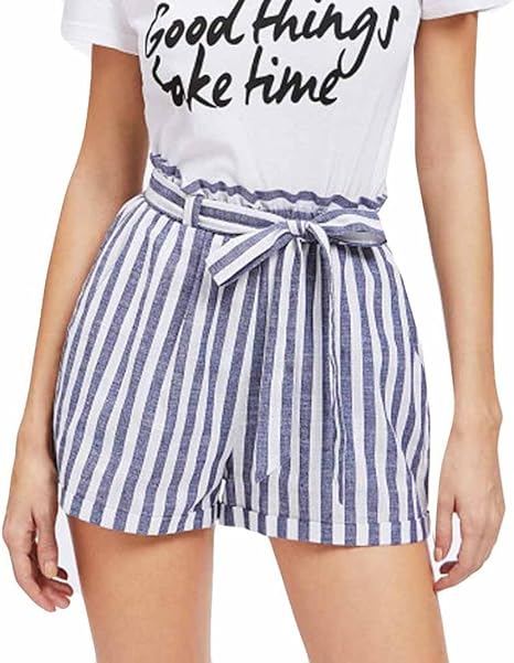 striped summer pants