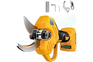 Cerycose Cordless Electric Pruning Shears Compatible with Dewalt 20V, 0.8-2" Cutting Diameter Portable Brushless Pruner with 