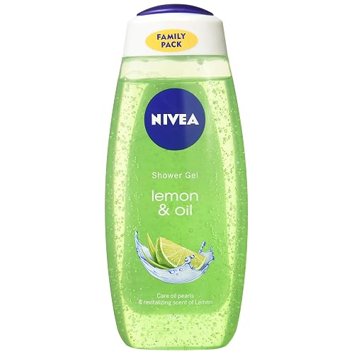 NIVEA Shower Gel, Lemon & Oil Body Wash, 500ml