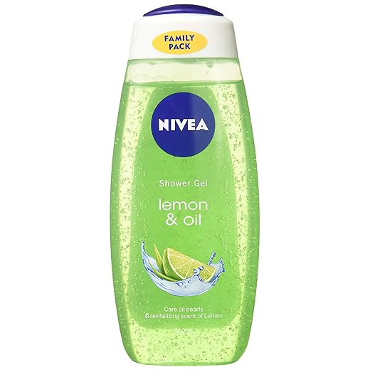 NIVEA Shower Gel, Lemon & Oil Body Wash, 500ml