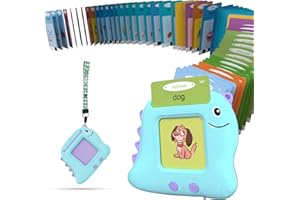 COTADWI Talking Flash Cards, Montessori Learning Toy for Toddler, Autism Sensory Product Speech Therapy Toys, Preschool Kindergarten Educational Toy Sight Words Phonics for 2 3 4 Year Old Boys Girls