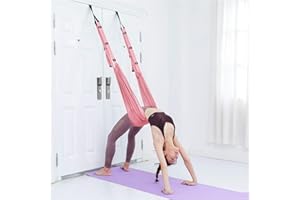 DIAMERD Leg Stretcher Strap, Stretching Equipment with Door Anchor Flexibility Trainer Backbend Assist for Dance Aerial Yoga Ballet Leg Stretching Exercise