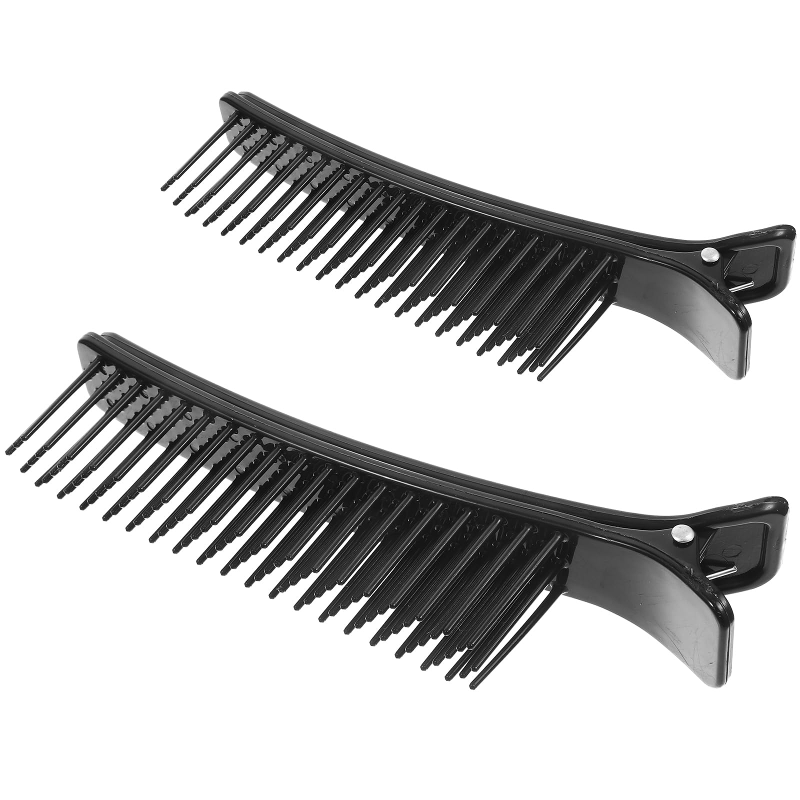 Photo 1 of 2pcs Hair Stylist Nonslip Hair Clips Comb for Professional Salon Sectioning Haircuts Dying Hair DIY Accessories