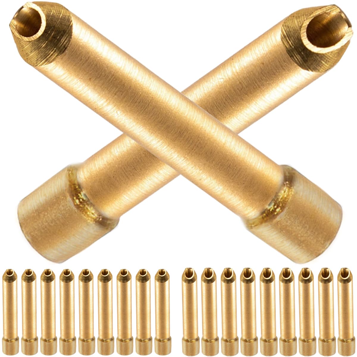 EATBALE Wedge Collet for TIG WP SR 9&20 Series Welding Torch Consumables Orifice (1/16" & Ø1.6mm) (3/32" & Ø2.4mm) Accessries Kit Wedge chuck 2C116GS 2C332GS Welding Gun Replacement Parts