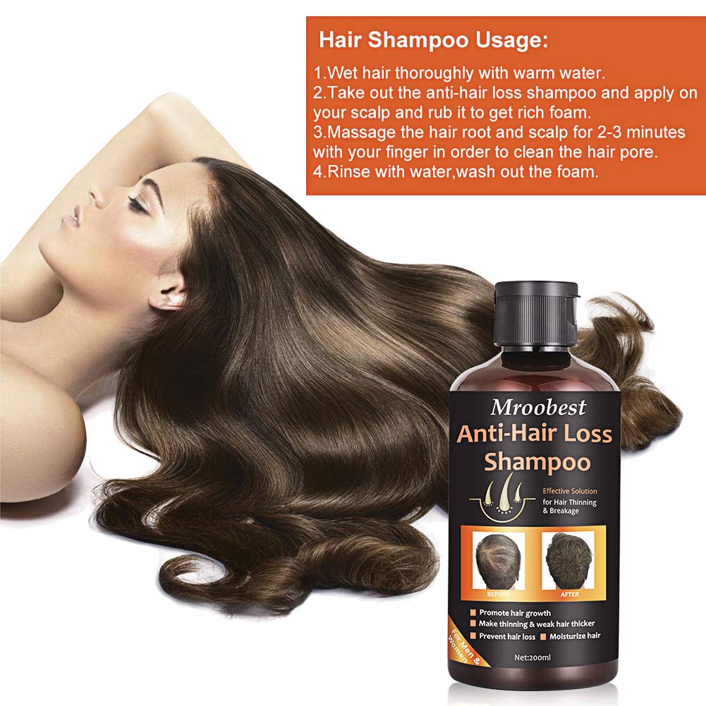 Hair Thickening Shampoo, Hair Growth Shampoo, Hair Loss Shampoo, Hair Loss Treatment, Hair Thinning Shampoo, Natural & Organic Herb Shampoo for Hair Regrowth Faster/Prevent Thinning Hair Loss: Beauty