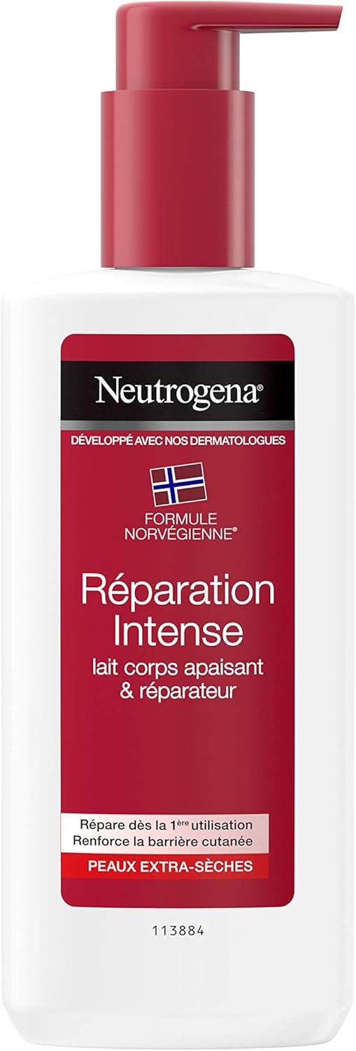 Neutrogena Intense Repair Soothing and Repairing Body Milk 250ml, 41.67 ml (Pack of 6)