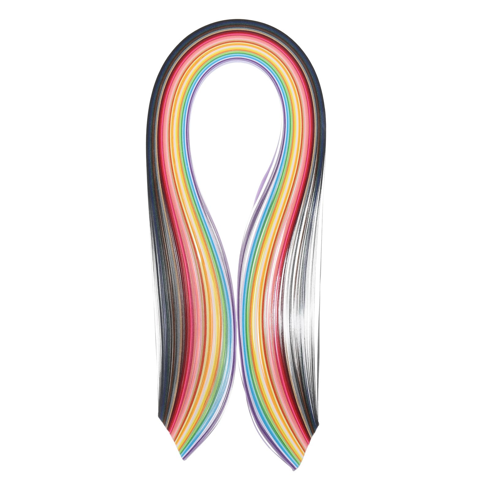 PATIKIL 180pcs Quilling Strips Paper 3/16"(5mm) 54cm Origami Paper Quilling Strip for Art DIY Hand Craft Christmas