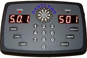 Thomas & Anca Club Supplies Ltd Darts Pro Electronic Dart Scorer Electronic Scoreboard for Dart Lovers Dart Players Man Cave 