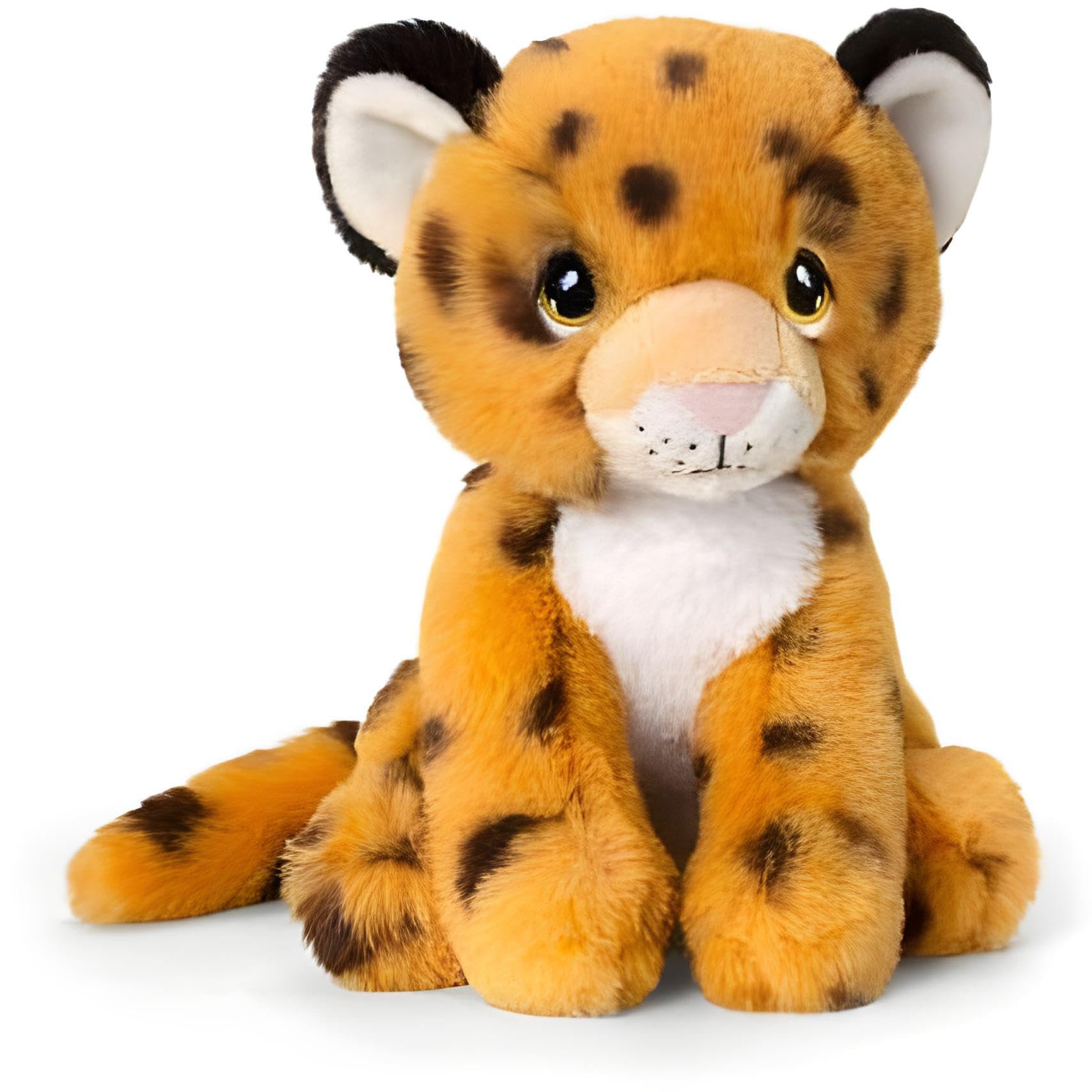 Deluxe Paws Plush Cuddly Soft Eco Toys 100% Recycled (Cheetah)