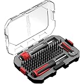 Real Avid Armorers Tool Kit &ndash; Precision Torque Wrench Set with 83 Bits, Magnetic Bit Driver, LED Screwdriver - Includes Hex Phillips Torx Drivers with Accurate Inch Pound Settings for Gun Maintenance