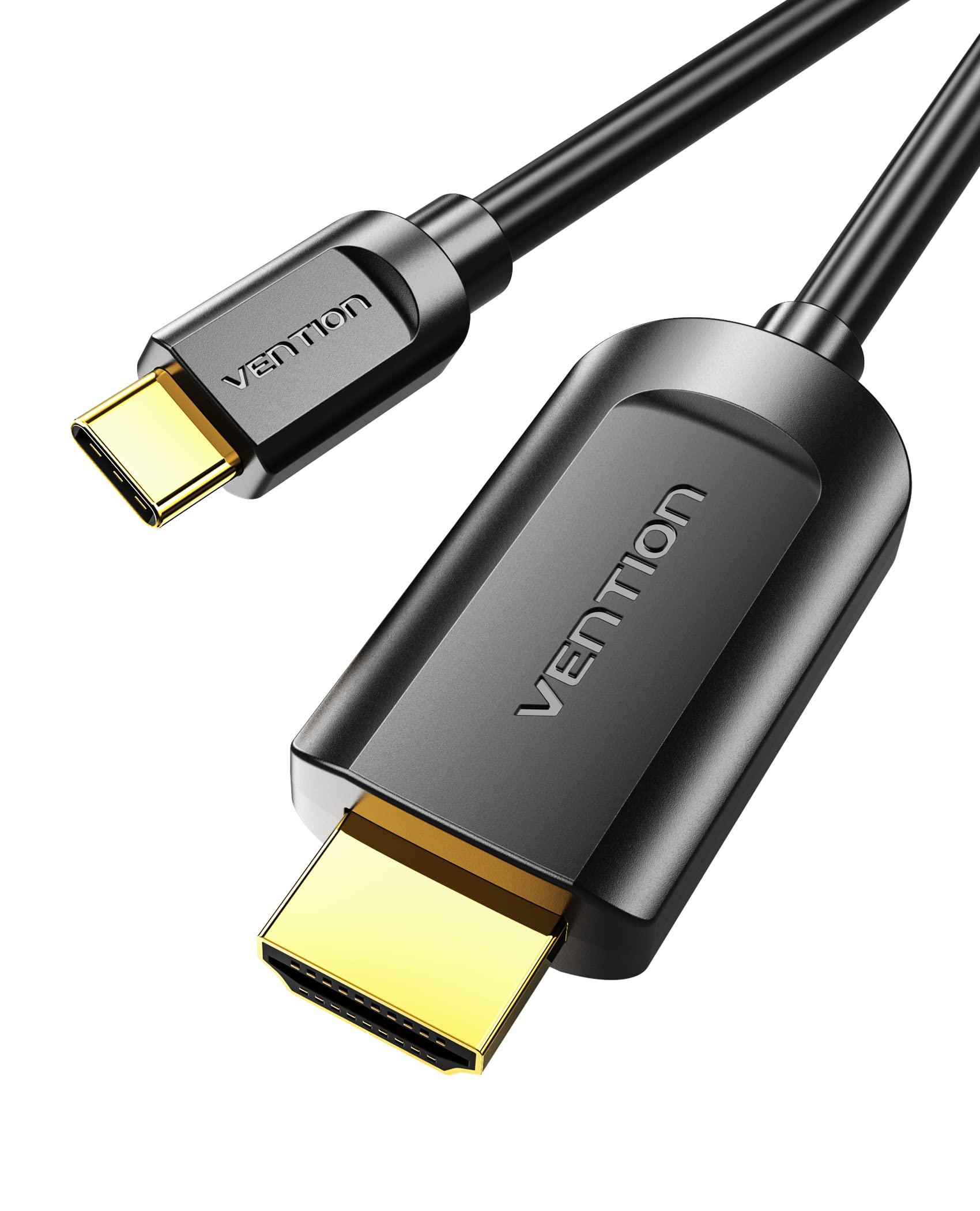 VENTION USB C to HDMI Cable 1.5M 4K@30Hz Thunderbolt/Type C to HDMI Cable [Thunderbolt 3 Compatible] for iPad, MacBook, Galaxy S25/S24/S23/S22/S21/S20, Surface, etc