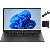 HP OmniBook 3 17.3" FHD Laptop, Intel Core Ultra 7 255U, 16GB DDR5, 512GB SSD, Backlit Keyboard, Copilot AI, Windows 11 Home, Mica Silver with TGY Accessories