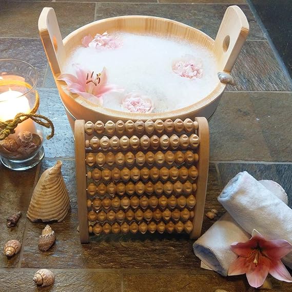 HOFMEISTER® urządzenie do masażu z drewna bukowego ...