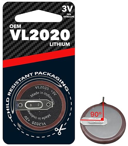 Batería Recargable VL2020 3V 20mAh Para Llaves MINI R52, BMW E38, E39, E46, Reemplazo De Control Remoto, Temperatura Amplia