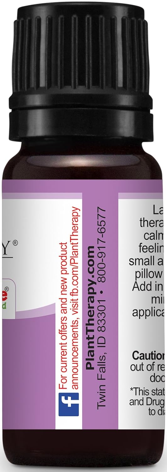 Plant Therapy Lavender Essential Oil 100% Pure, Undiluted, Therapeutic Grade 10 mL (1/3 oz) : Scented Oils : Beauty