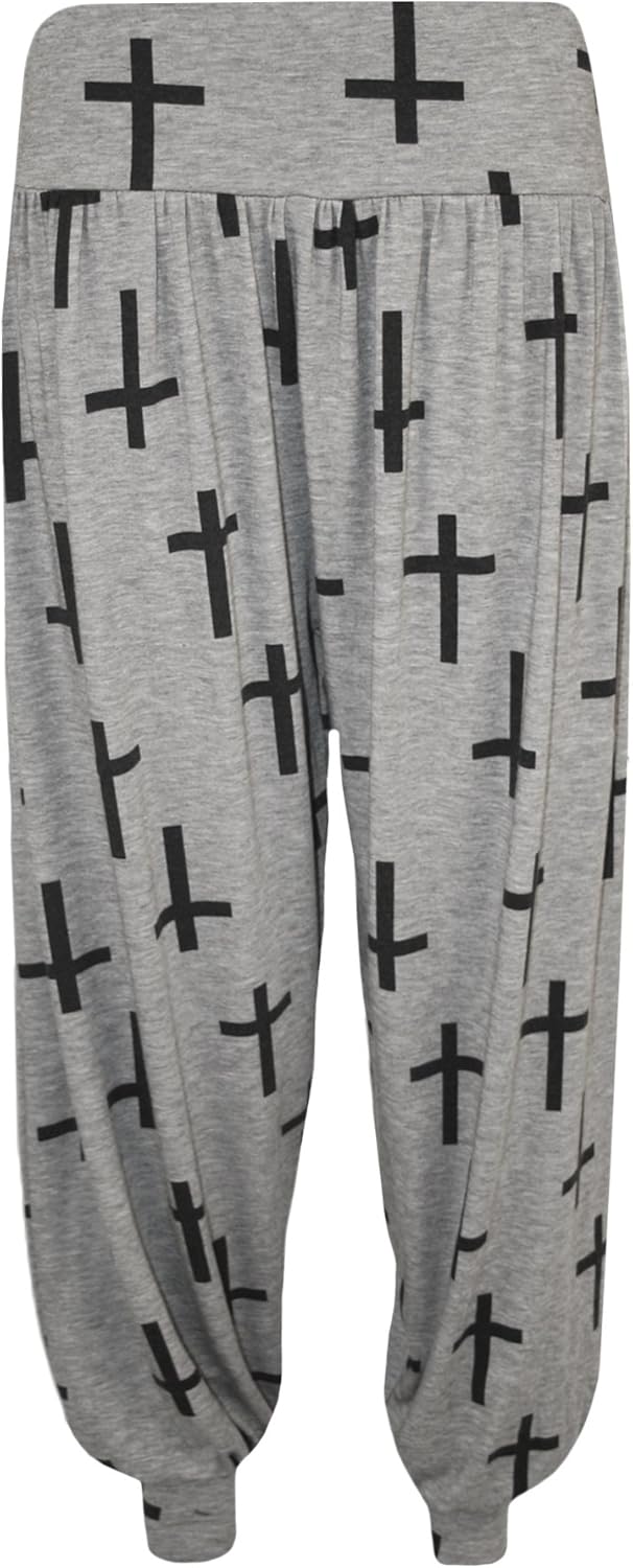 printed harem pants plus size