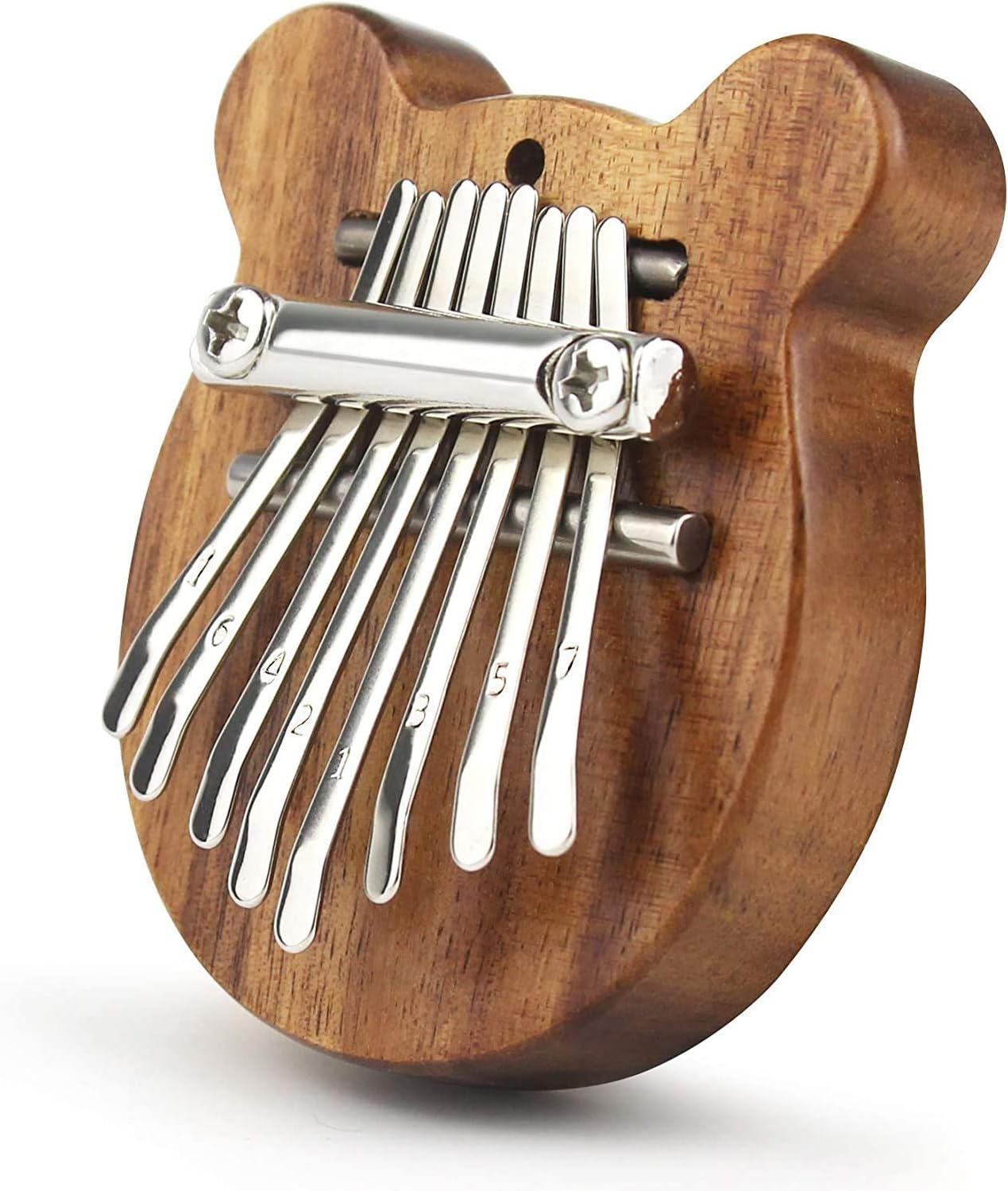 REUUY® 8 Keys Mini Kalimba Thumb Piano with Lanyard Pocket Thumb Piano Portable Mbira Finger Piano Gift for Kids Adults Beginners
