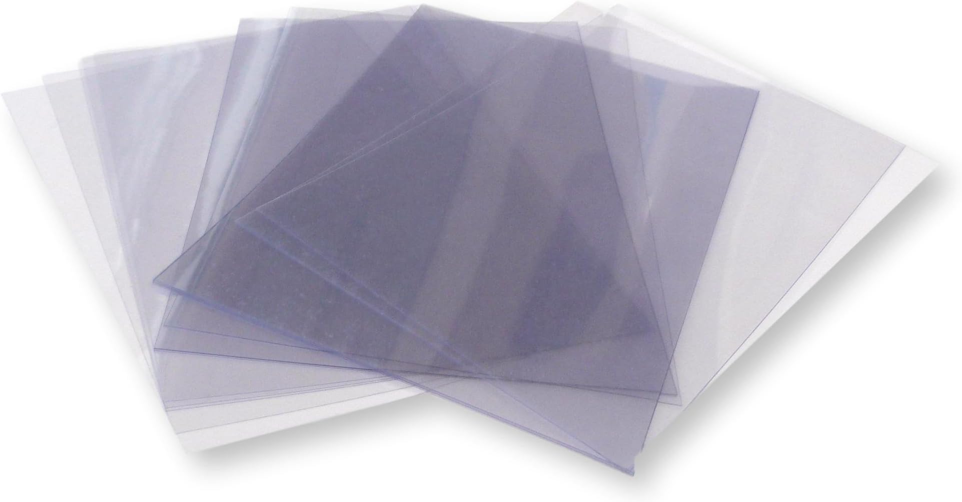 100 A5 Clear Acetate/Plastic Sheets - 148mm x 210mm - 180 micron -5.8" x 8.3"