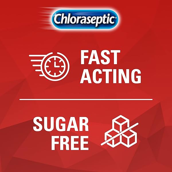 CHLORASEPTIC SUGAR-FREE SORE THROAT SPRAY, CHERRY, SPRAY SOOTHES THROAT PAIN IN SECONDS, 6 FL OZ
