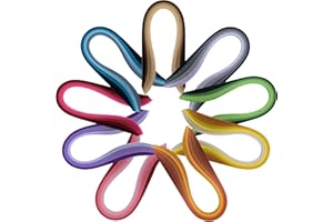 YURROAD 10mm x 39cm Paper Quilling Strips Kits 900 Strips