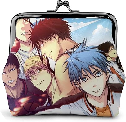 Amazon 可愛い 黒子のバスケ レディース 革の財布 携帯に便利である 旅行用品 超軽量 小物入れポーチバン ファッション小物収納 メンズバッグ 財布