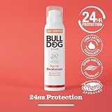 Bulldog Bergamot Sandalwood Spray Deodorant 24Hr Protection 125ml Vegan view 2