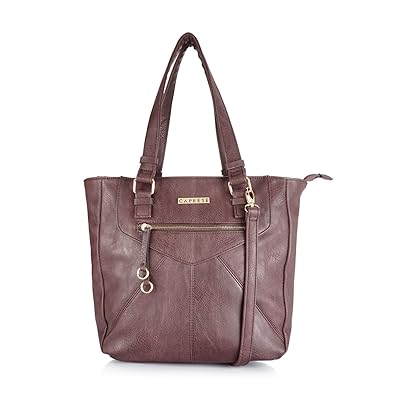 Caprese Simone Womens Tote Bag (Plum)