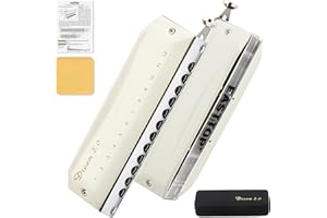 EAST TOP Chromatic Harmonica Key of C,12 Holes 48 Tones Professional Mouth Organ Dream Chromatic Harmonica for Adults, Profes