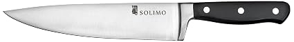 Amazon Brand - Solimo Premium Stainless Steel Chefs Knife, Silver