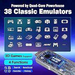 Upgrade Retro Game Stick Pro, Wireless Retro Gaming