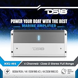 DS18 NXL-M4 Marine Amplifier Full Range 4-Channel
