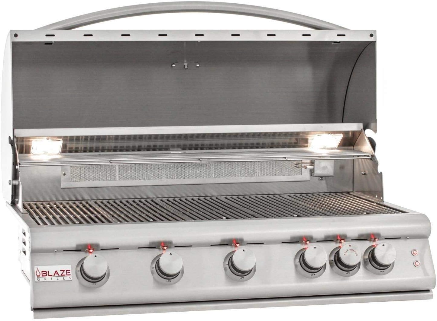 review Blaze Built-In Grill with Lights (BLZ-5LTE2-NG), 40-inch, Natural Gas