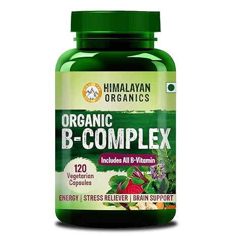 Buy Himalayan Organics Organic B Complex Vitamins B12 B1 B3 B2