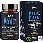Methylene Blue Capsules - USP Pharmaceutical Grade Supplement For Humans - 120ct w/ Added Vitamin C For Enhanced Absorption - Helps Support Cognitive Energy, Brain Fog, & Mental Clarity | Made In USA