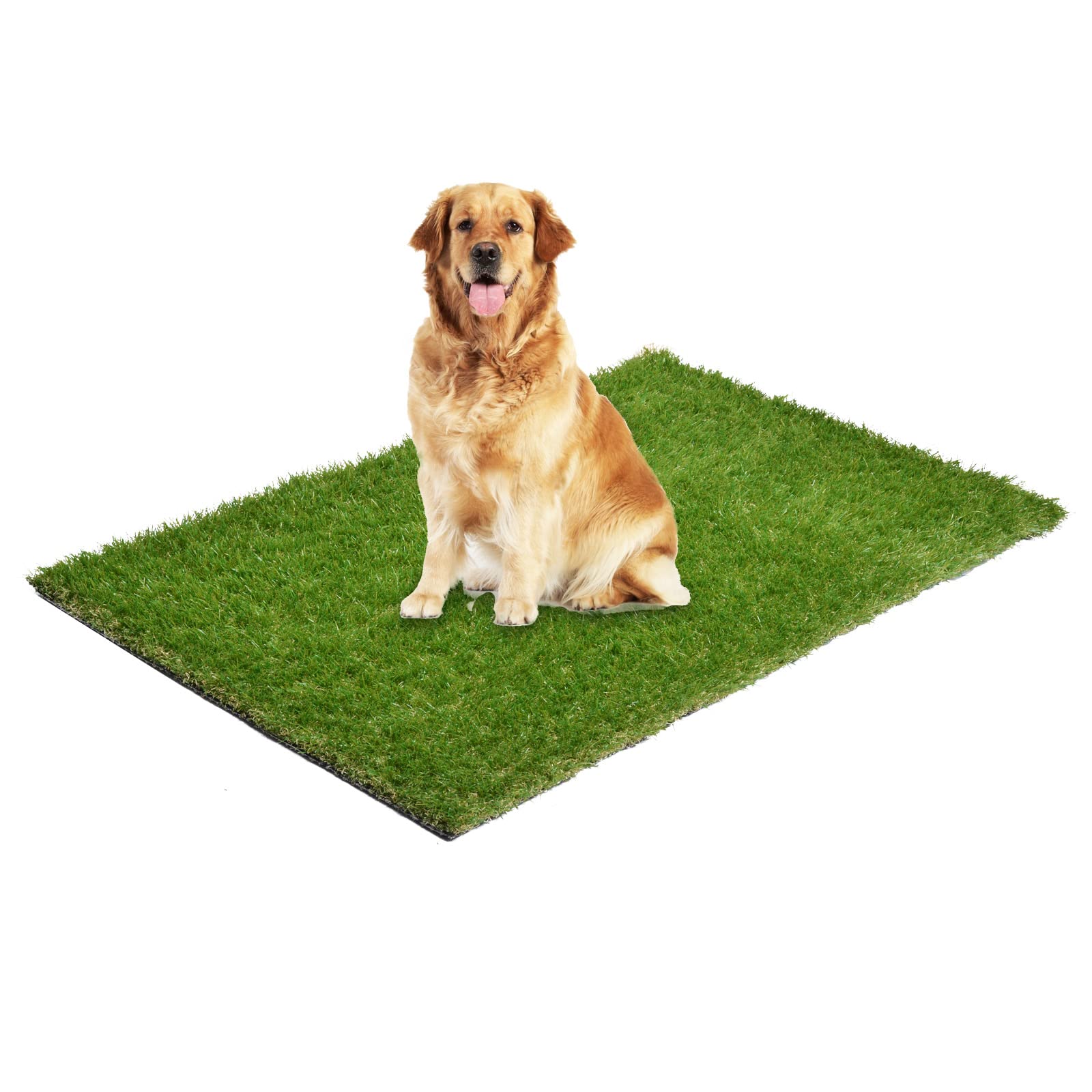Photo 1 of Dog  Large Potty Patch, Artificial Dog Grass Bathroom Turf for Pet Training, Washable Puppy Pee Pad, Perfect Indoor/Outdoor Portable Potty Pet Loo