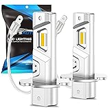 Marsauto H3 Yellow Led Fog Light Bulb, 600% High
