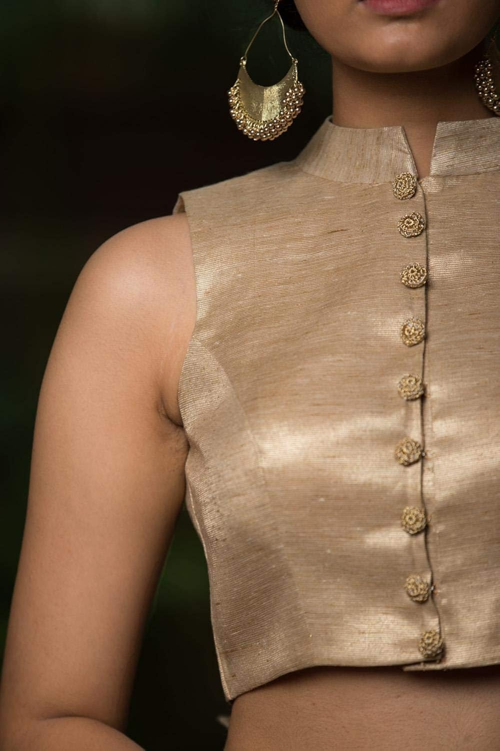 xomantic fashion designer sleeveless wedding blouse