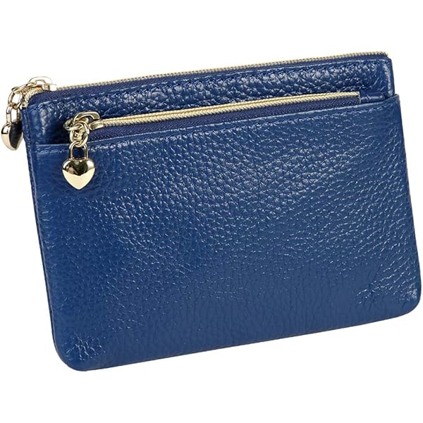 Porte-Monnaie Mini En Cuir PU Avec Porte-Clés - Noir Classique Pour Femme/Homme | VYIBPDY
