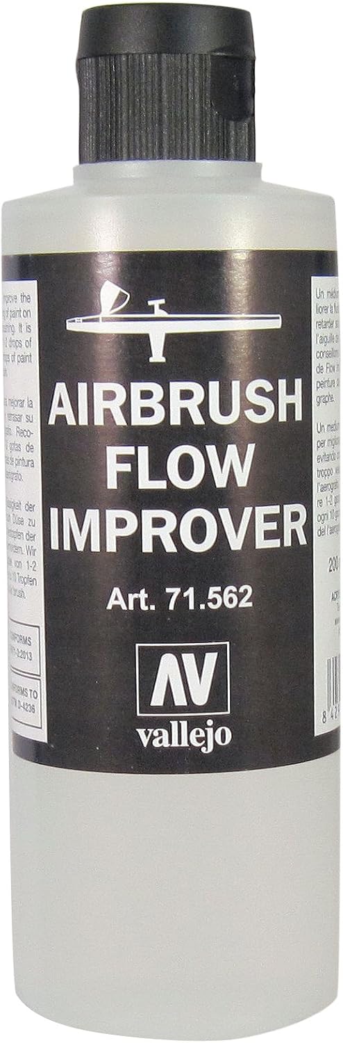 Vallejo 200 ml Flow Improver Airbrush Model Air Bottle & Model Air 200 ml Airbrush Cleaner - Image 3