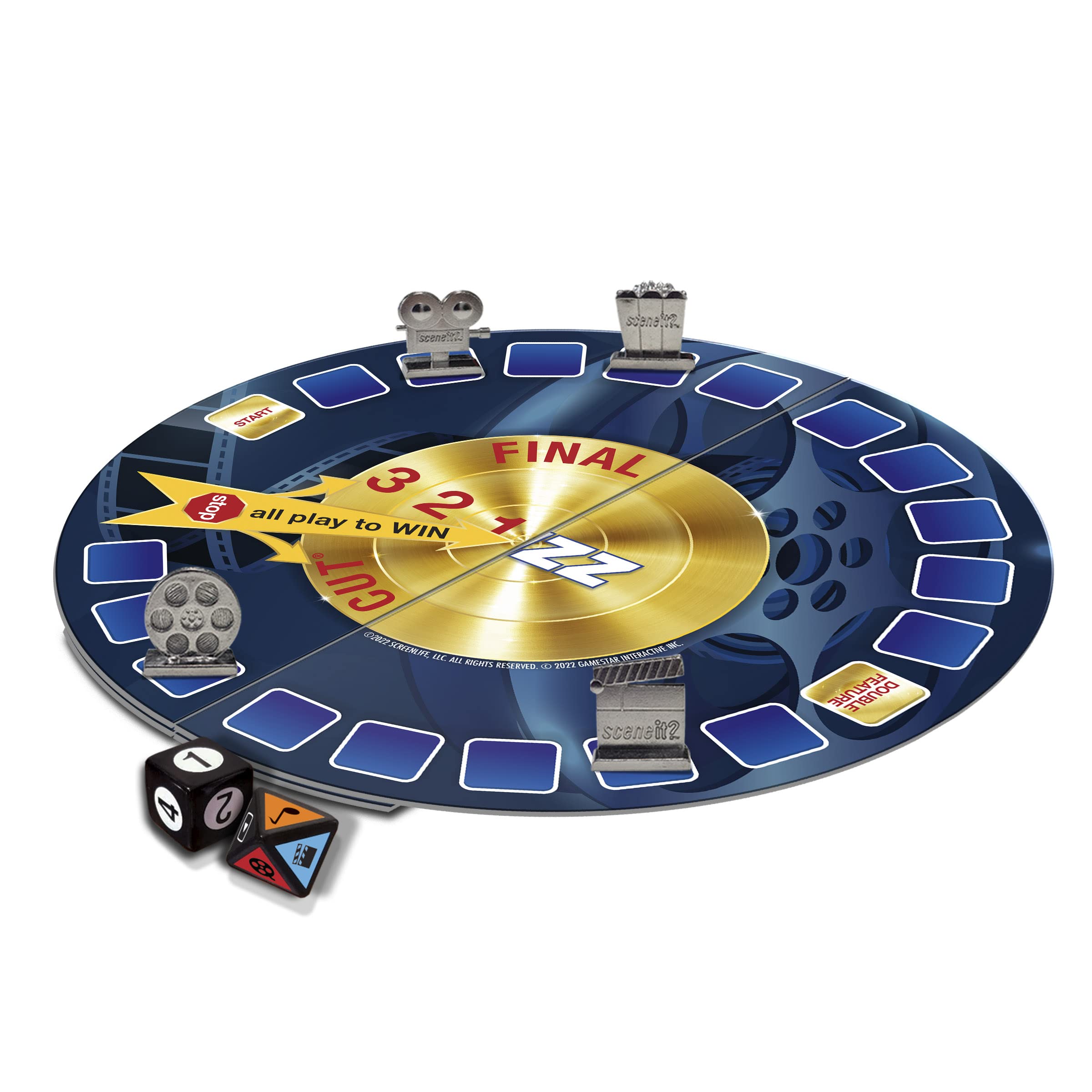 Scene It? Movie Trivia Board Game, The Ultimate Movie Knowledge Test, Puzzle-Solving Family Party Game, Stream Real Clips with Gamestar App