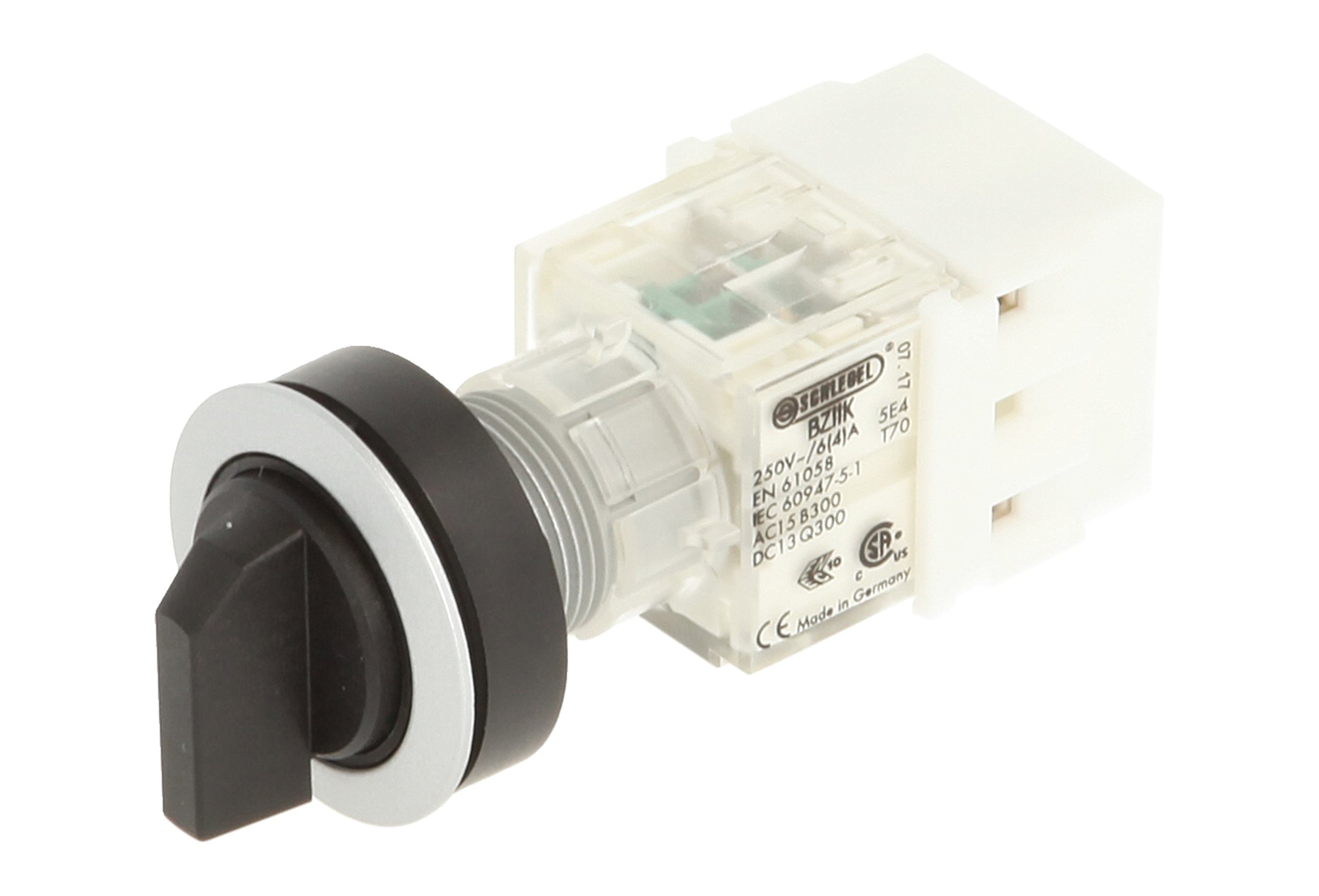 Club 23.001.088, rastend, 3 Positions Momentary Contact Sensor 2 Closers Screw Connector – Silver (Pack of 2)