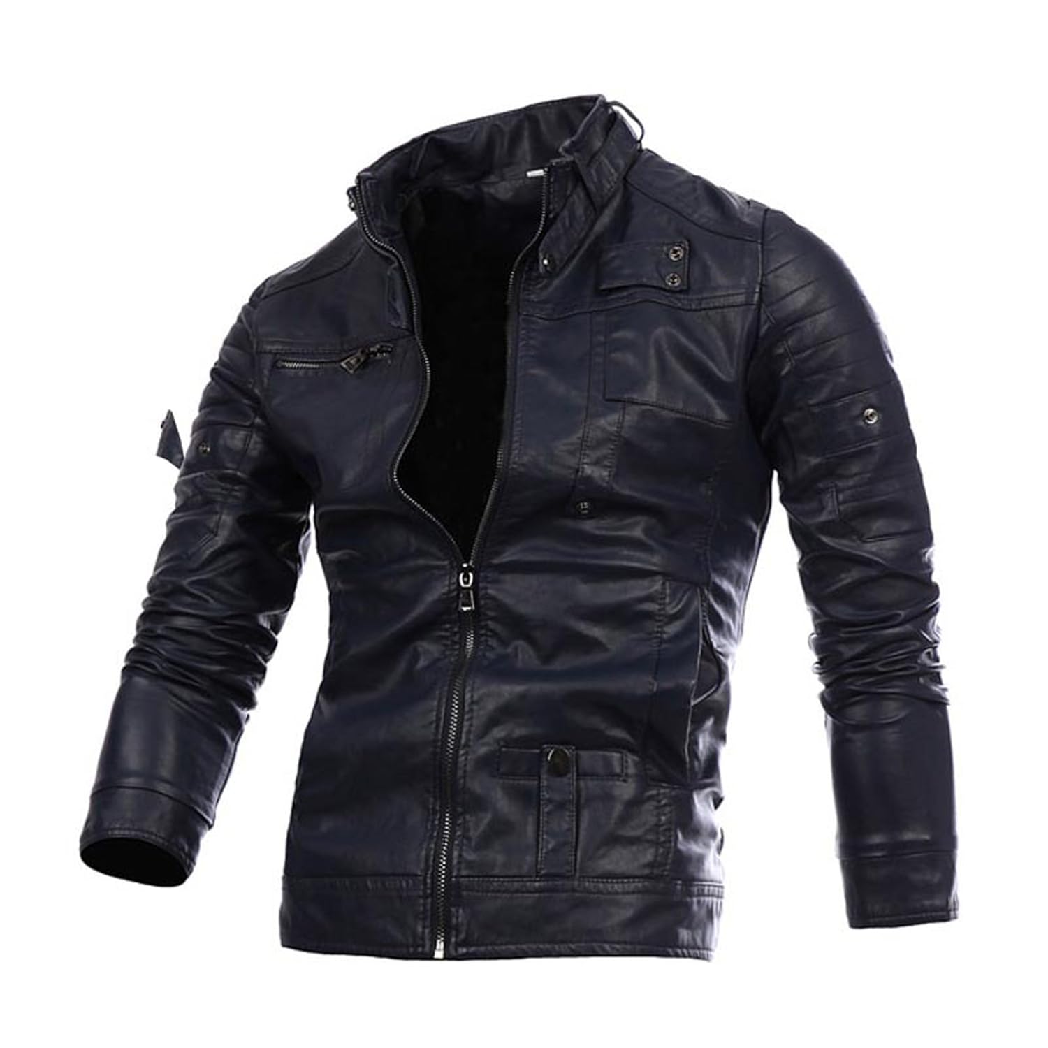 Outerwear ダークブルー Wslcn メンズ B075f3gr3g L L ダークブルー コートジャケット 人気カラーの Rumble Media