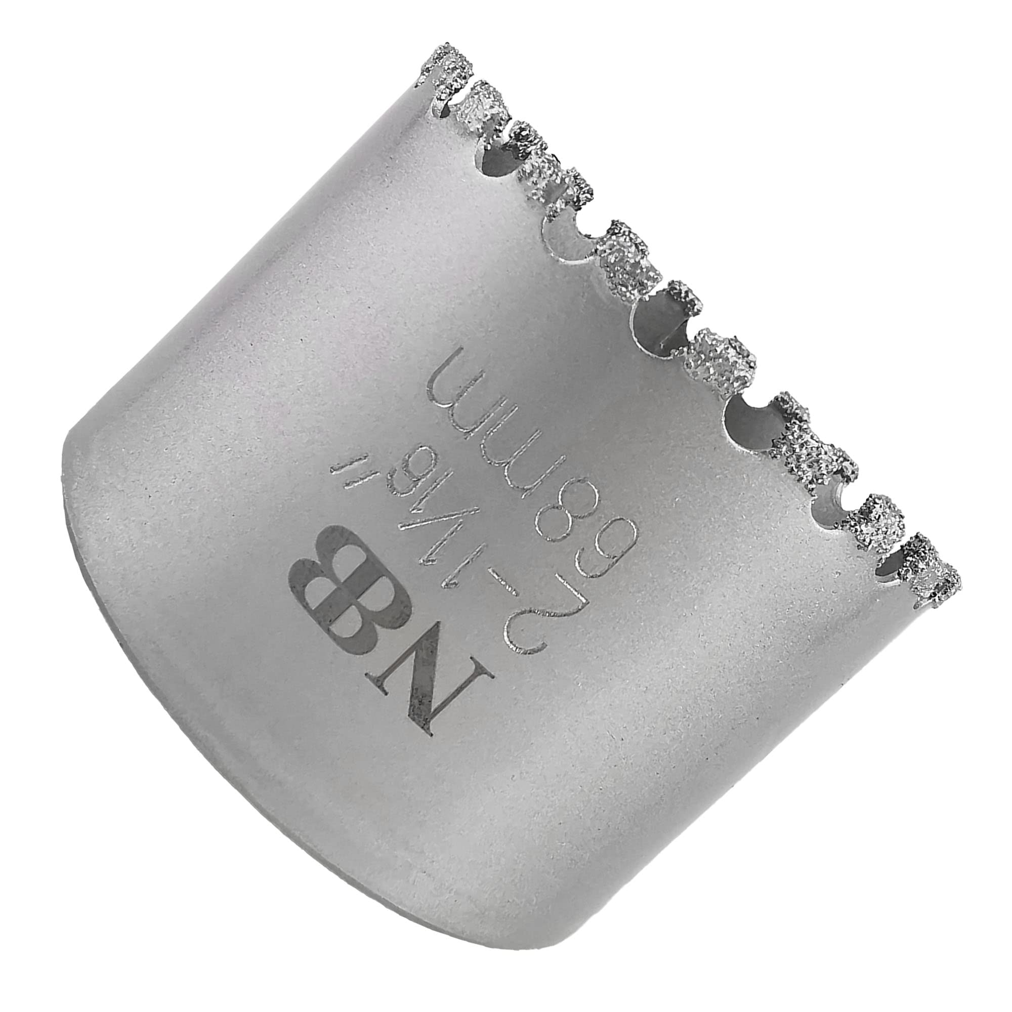 NBB Diamond Drill Bit, Diamond Crown Drill Bit for Hard Porcelain, Ceramic, Tile, Granite, Marble, Tile, Connected to Tree, for Gun/Bench Drill (68mm)