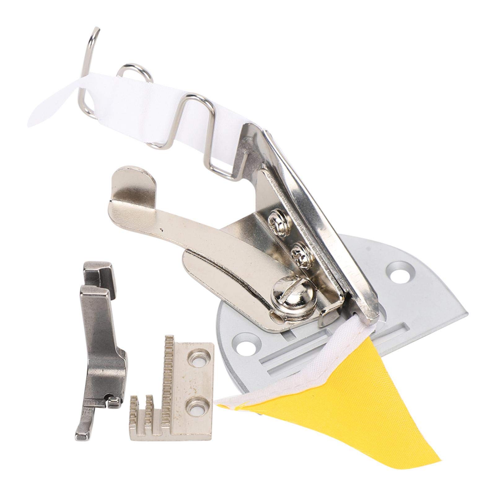 Pssopp Double Fold Angle Binder Sewing Machine Binding Attachment Folder Lockstitch Industrial Sewing Machine Foot Accessories(26mm)
