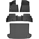 HAFIDI All Weather Floor Mats &amp; Cargo Liner Set for 2017-2022 Kia Sportage (Gas ONLY) Full Set Accessories (Cargo Tray in Upper Deck Position)