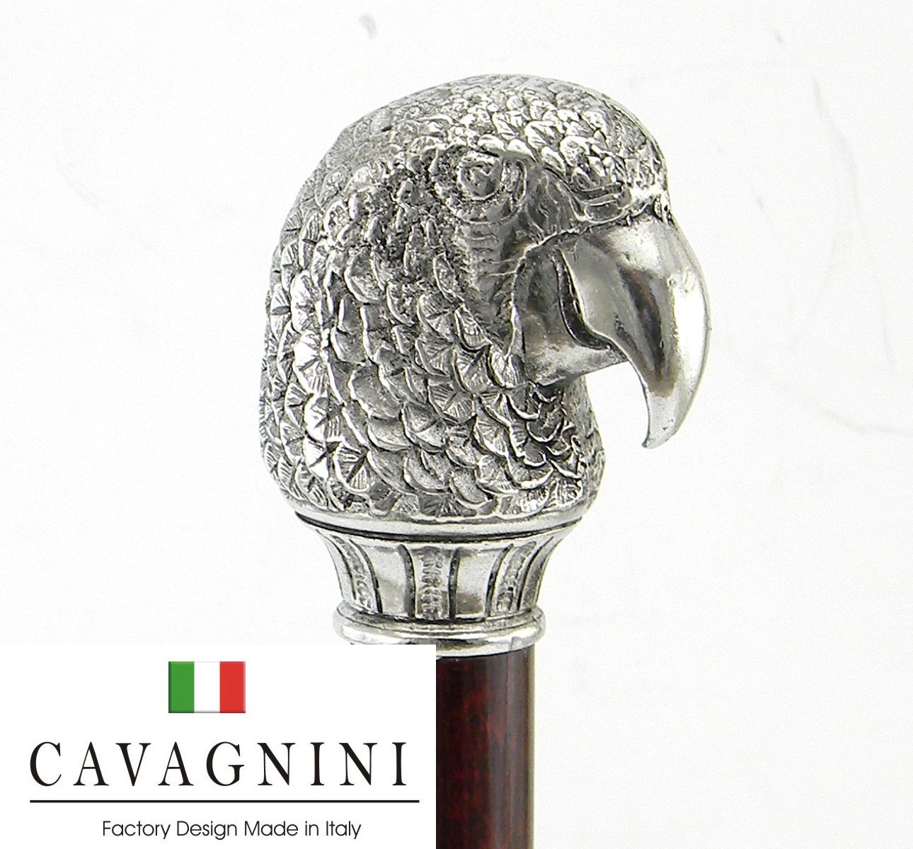 Walking Stick Cane Decorations Custom Parrot Handle Luxury Pewter